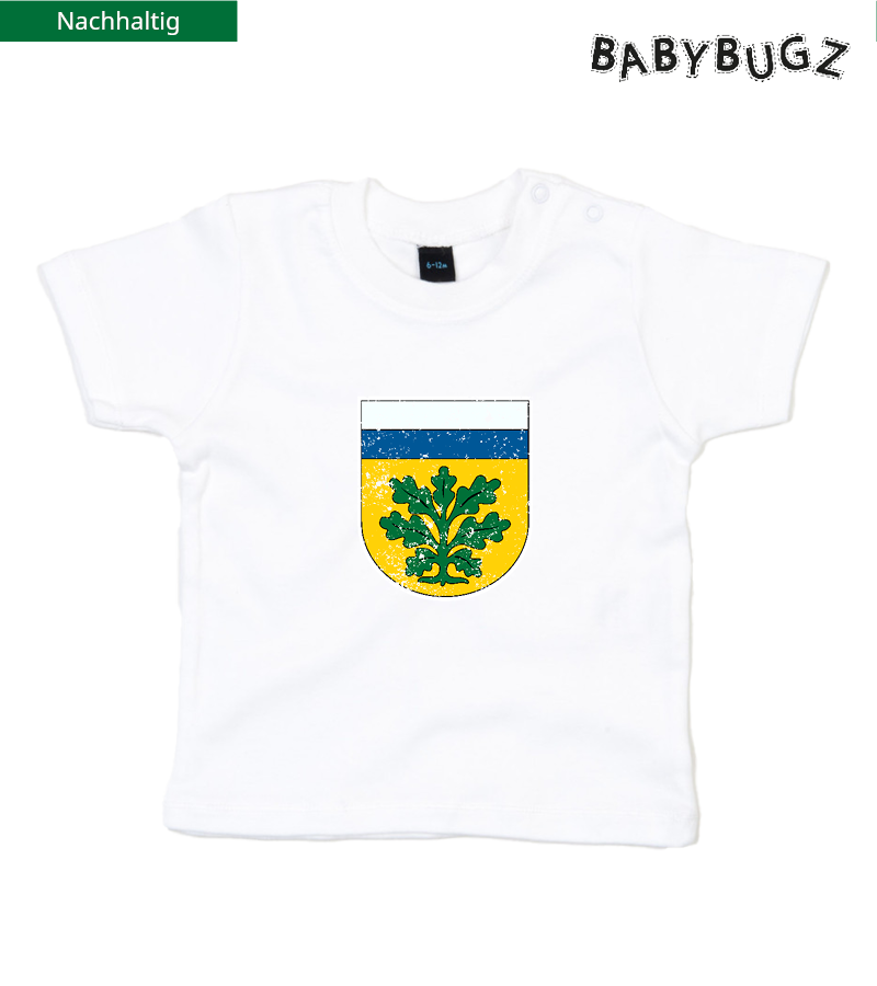 Babybugz Baby T-Shirt White "Uwe"