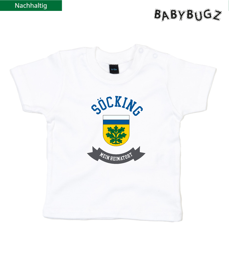 Babybugz Baby T-Shirt White "Bono"