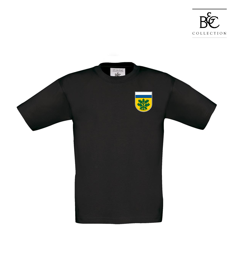 B&C Kinder T-Shirt Black "Anton"