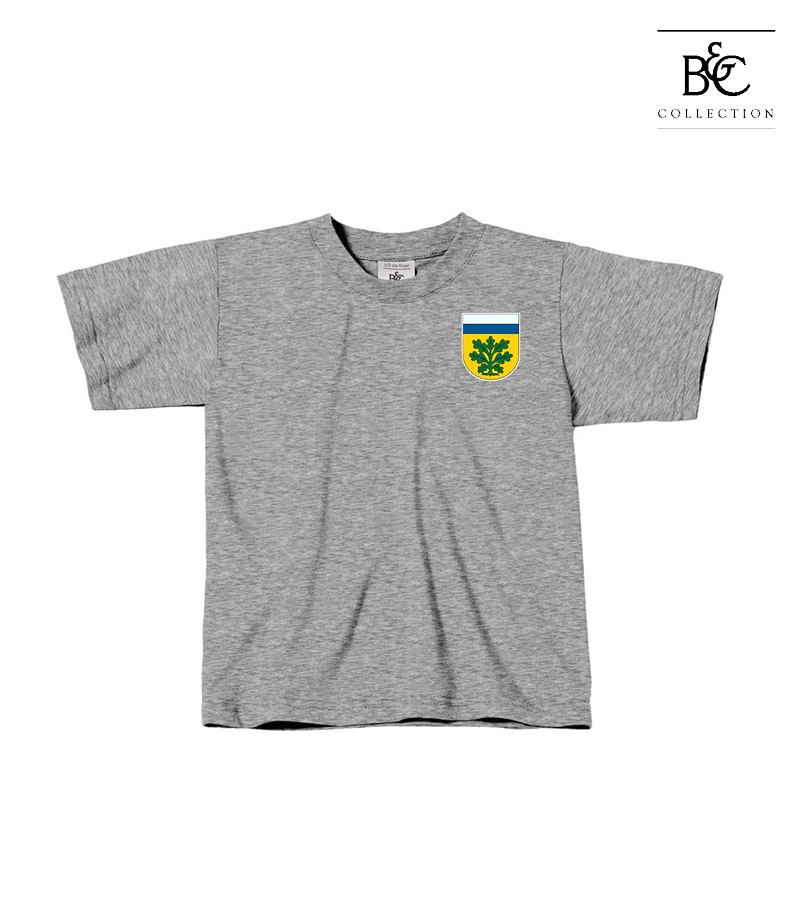 B&C Kinder T-Shirt Sports Grey "Anton"