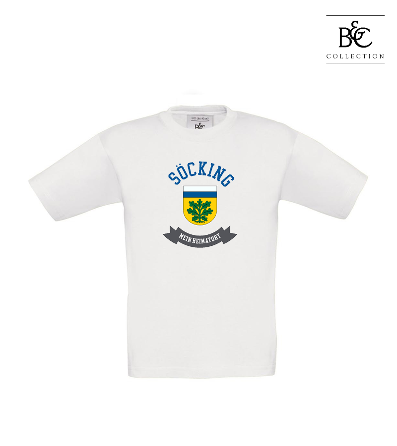 B&C Kinder T-Shirt White "Bono"