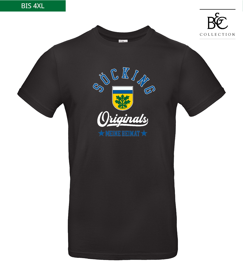 B&C Herren T-Shirt Black "Jacob"