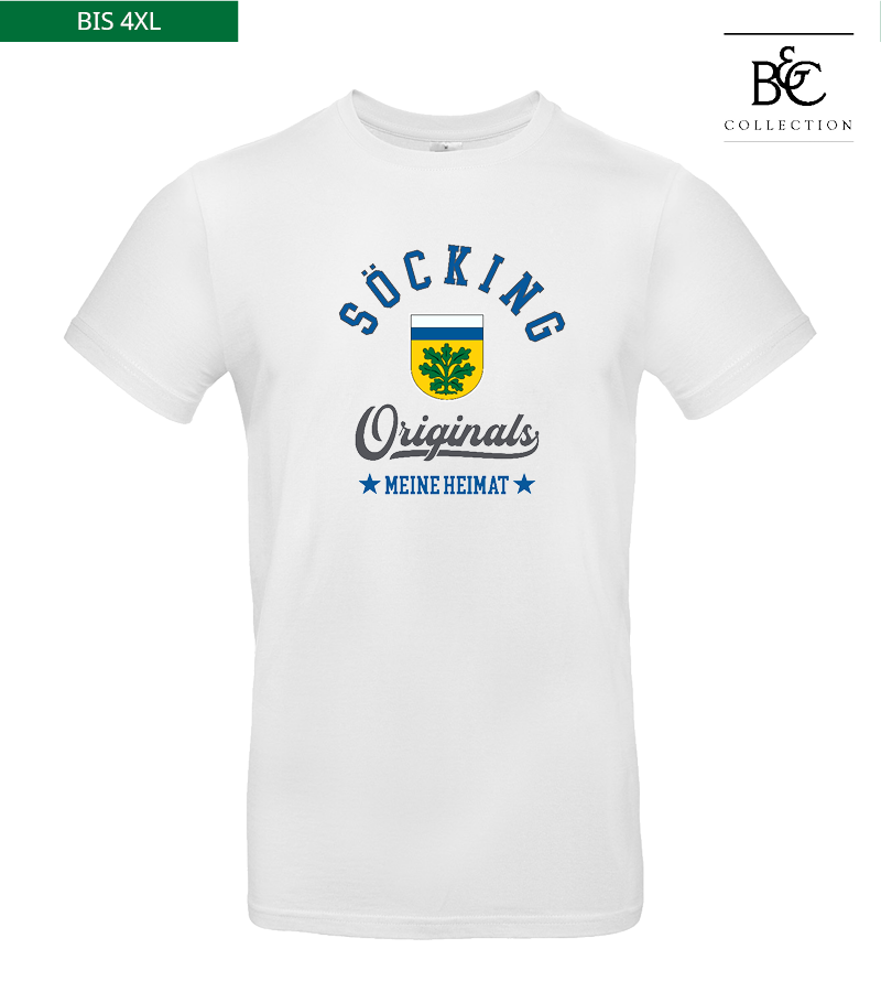 B&C Herren T-Shirt White "Jacob"