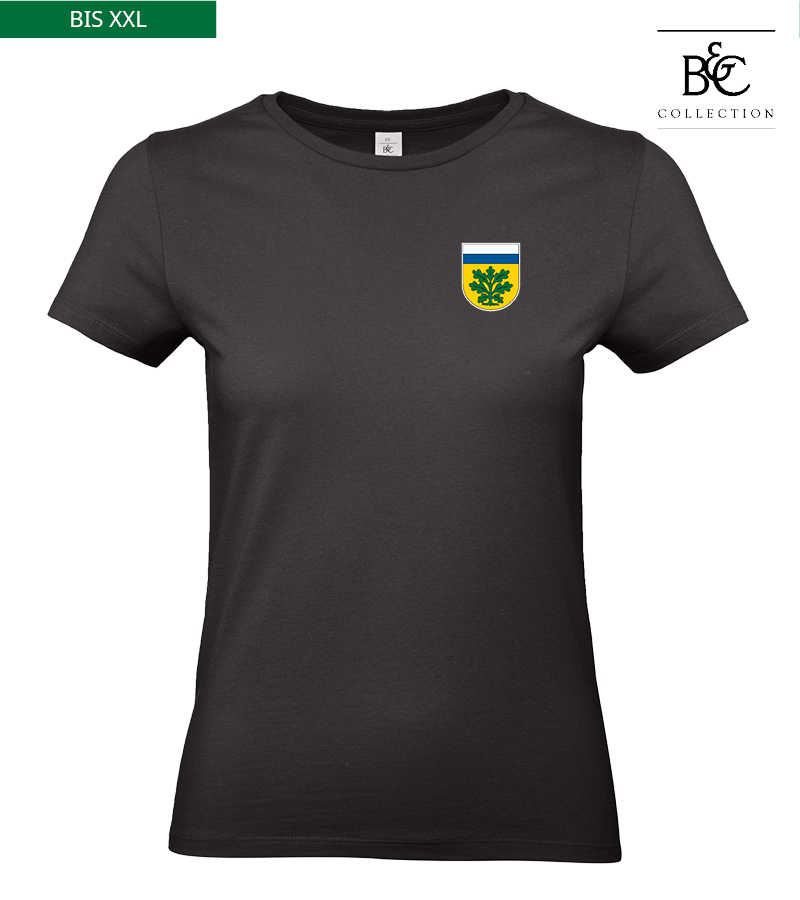 B&C Damen T-Shirt Black "Anton"