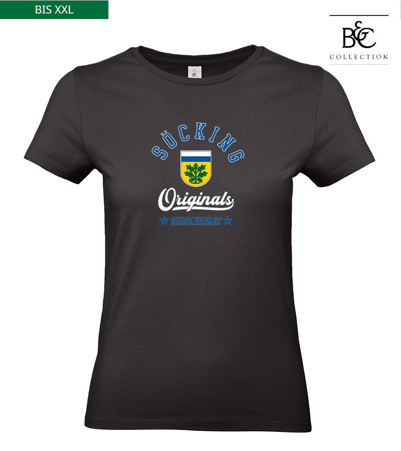 B&C Damen T-Shirt Black "Jacob"