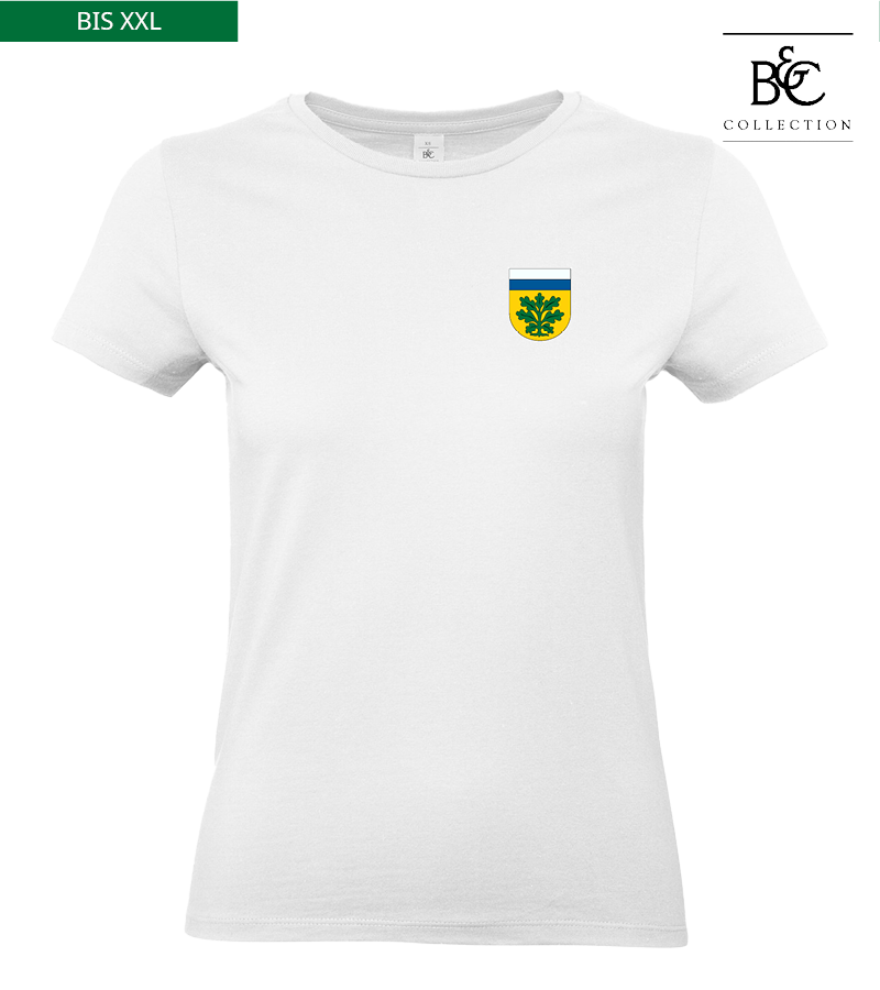 B&C Damen T-Shirt White "Anton"