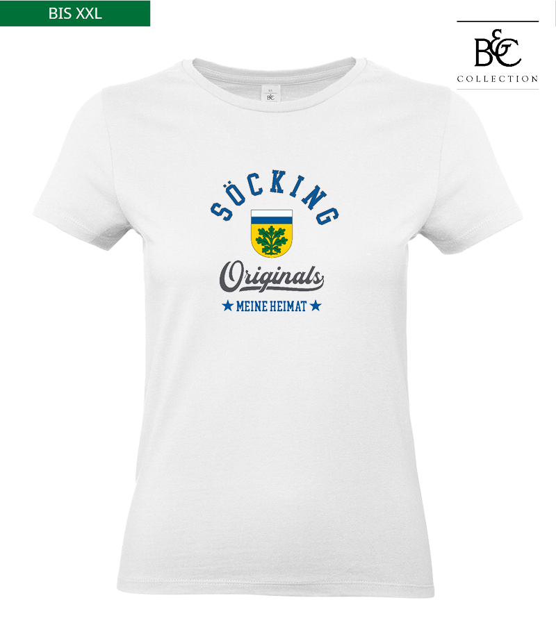 B&C Damen T-Shirt White "Jacob"