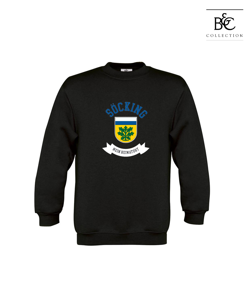 B&C Kinder Sweatshirt Black "Bono"