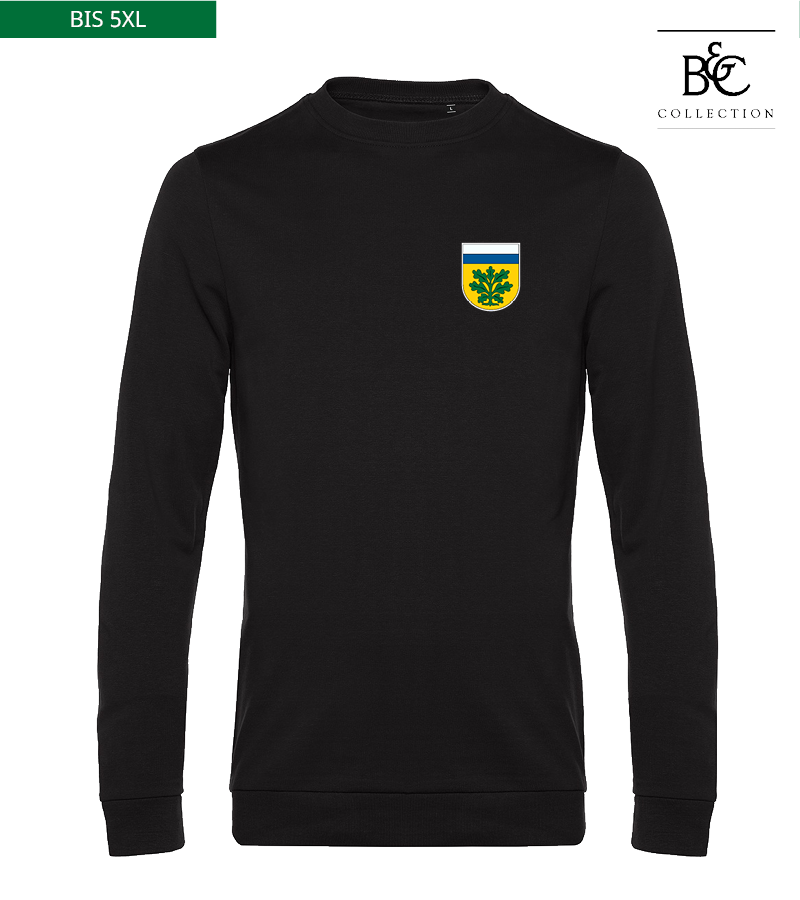 B&C Herren Sweatshirt Black Pure "Anton"