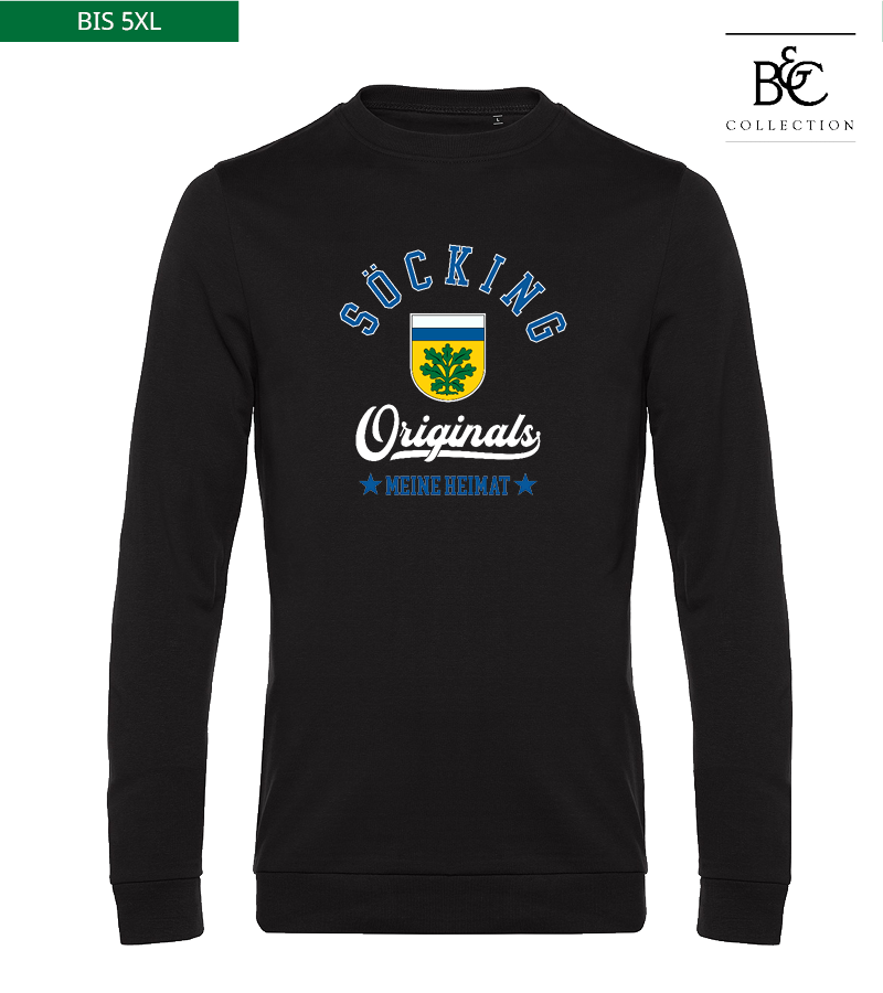B&C Herren Sweatshirt Black Pure "Jacob"