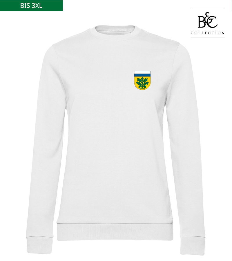 B&C Damen Sweatshirt White "Anton"