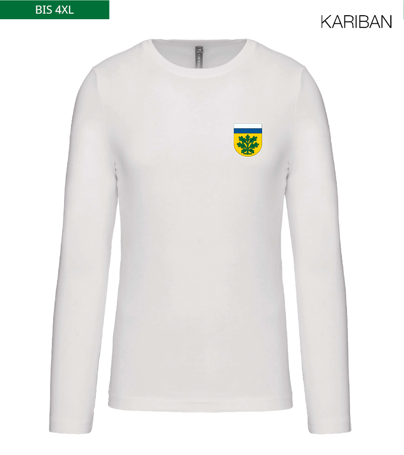 Kariban Herren Langarmshirt White "Anton"