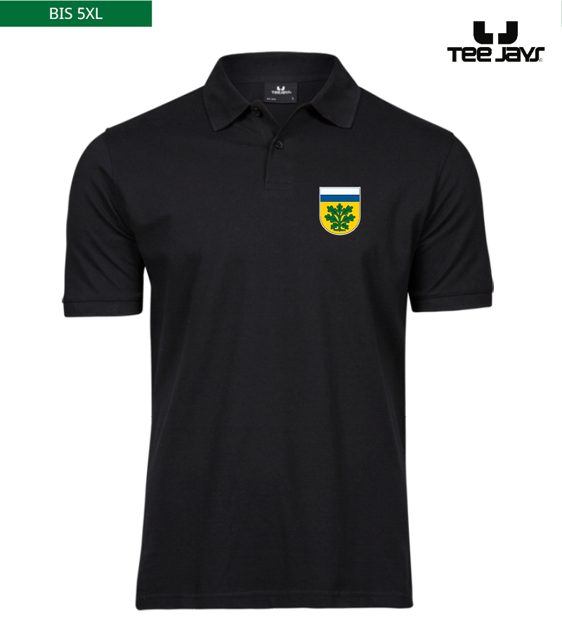 Tee Jays Herren Heavy Polo-Shirt Black "Anton"