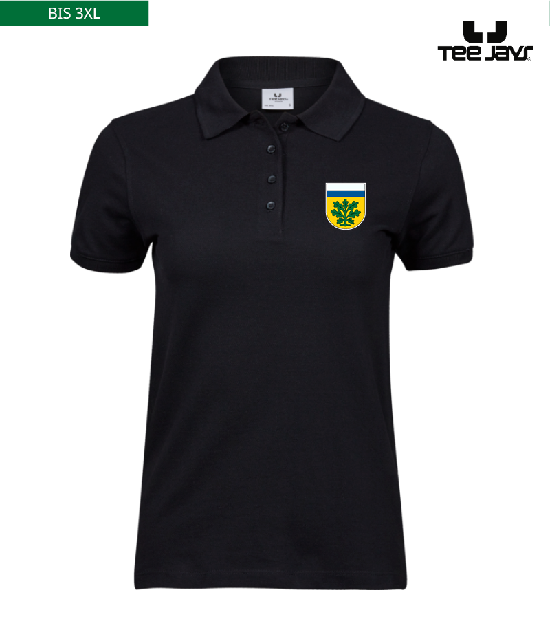 Tee Jays Damen Heavy Polo-Shirt Black "Anton"