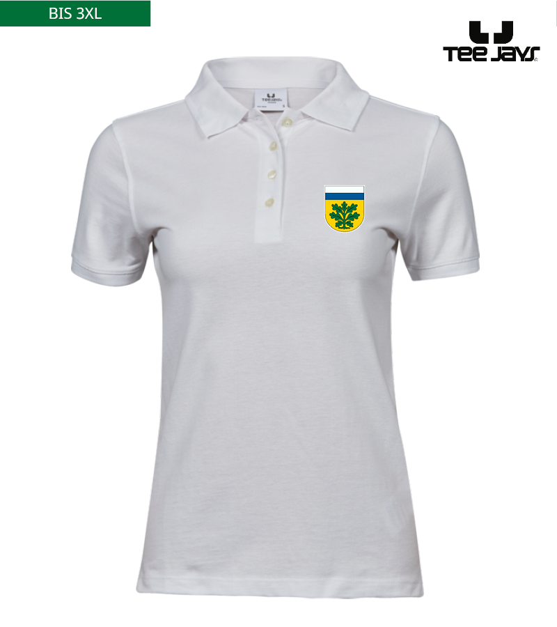 Tee Jays Damen Heavy Polo-Shirt White "Anton"